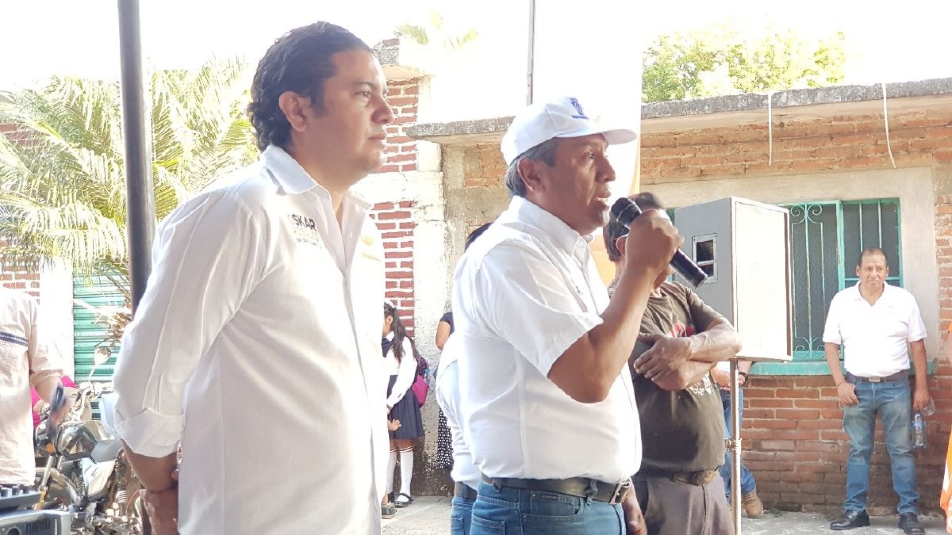 Pablo Portillo y Oskar Rosales se comprometen a mejorar las escuelas y parques de Cuautla