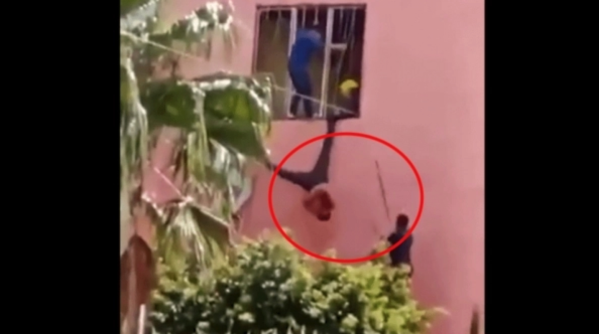 VIDEO: ¡Policías usan a ladrón como piñata!