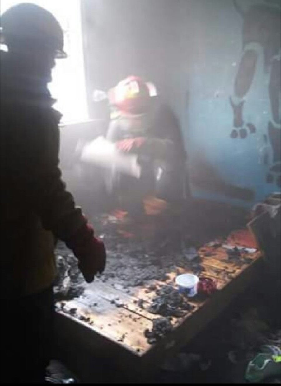 Se incendia una casa en Jojutla