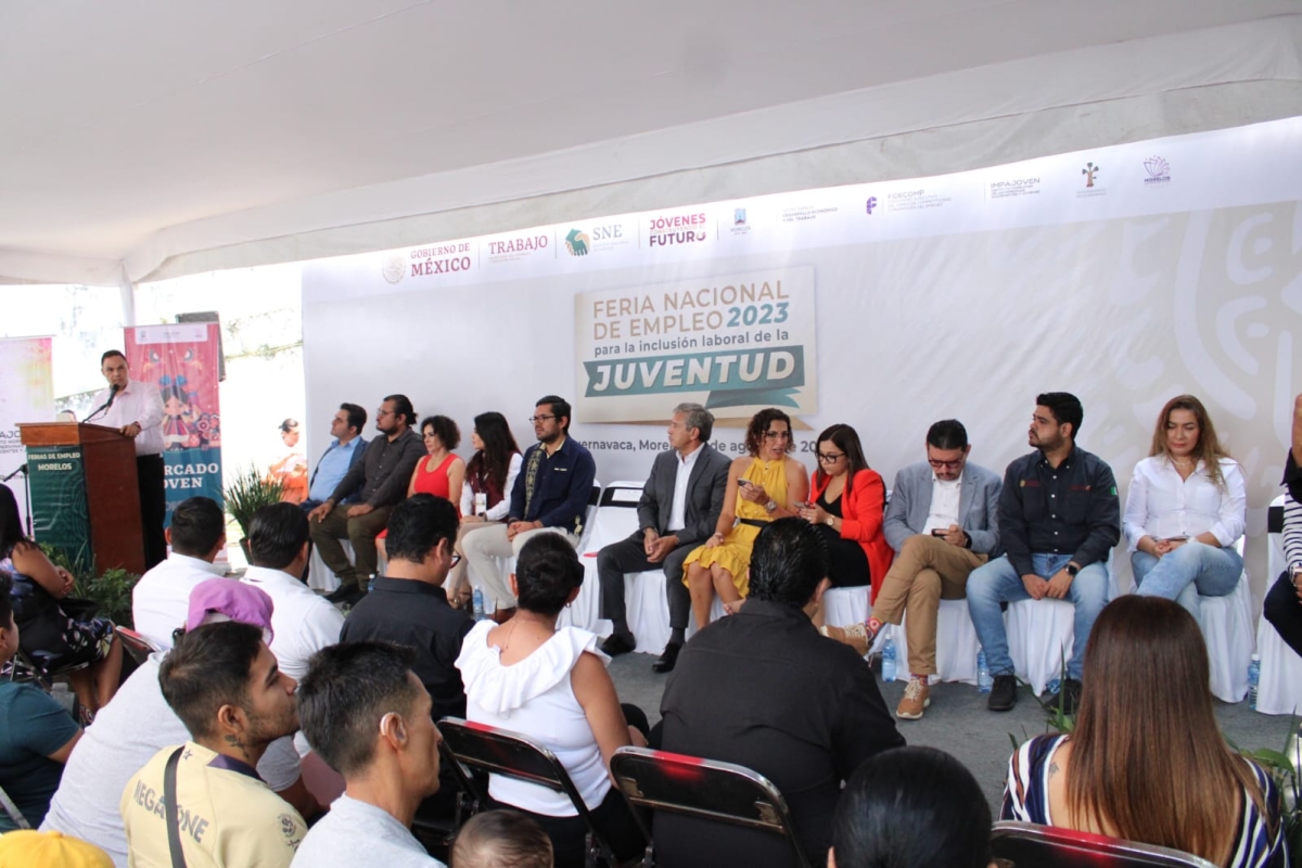 Realizan 'Feria nacional del empleo 2023 para la inclusión laboral de la juventud'