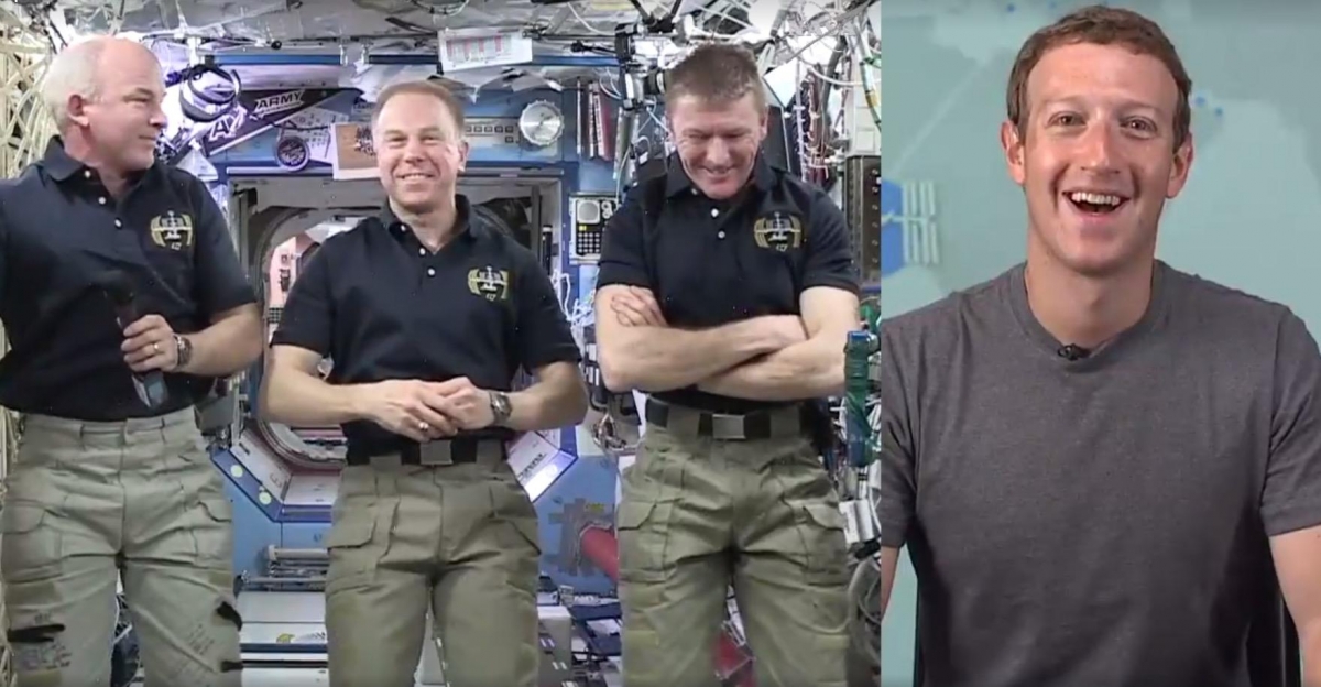 Realiza Facebook transmisión desde el espacio
