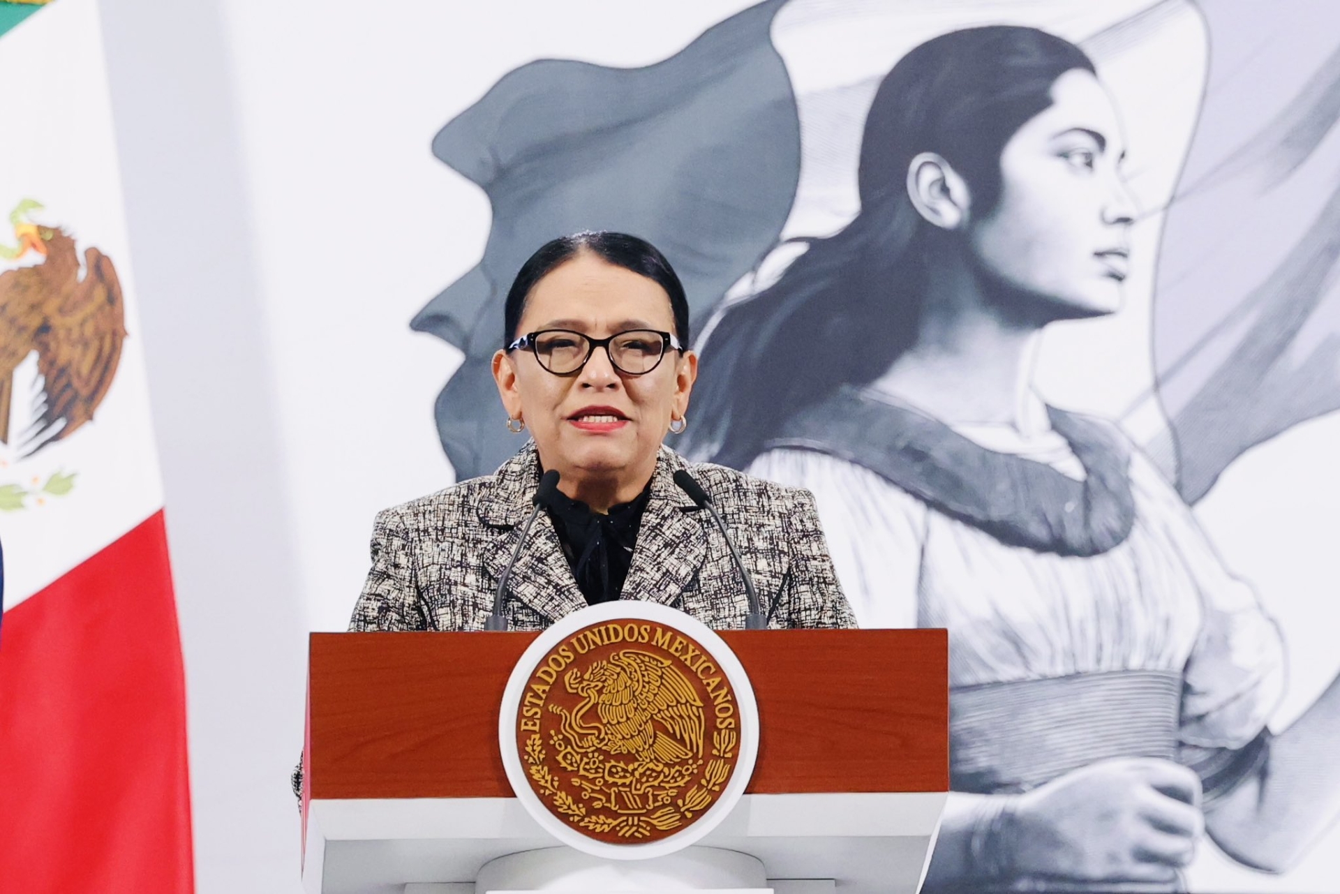 Rosa Icela Rodríguez califica como 'ejemplar' la jornada electoral del Poder Judicial