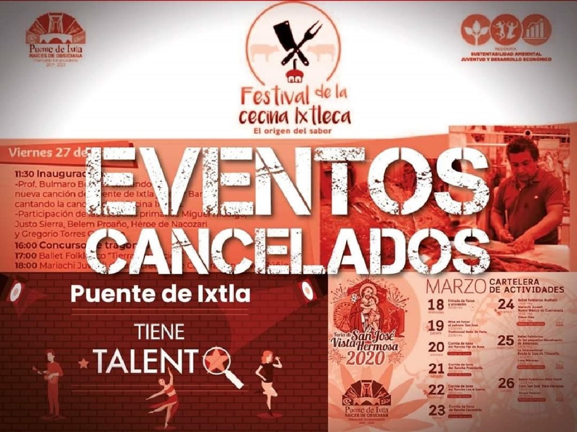 Mazatepec y Puente de Ixtla suspenden eventos masivos