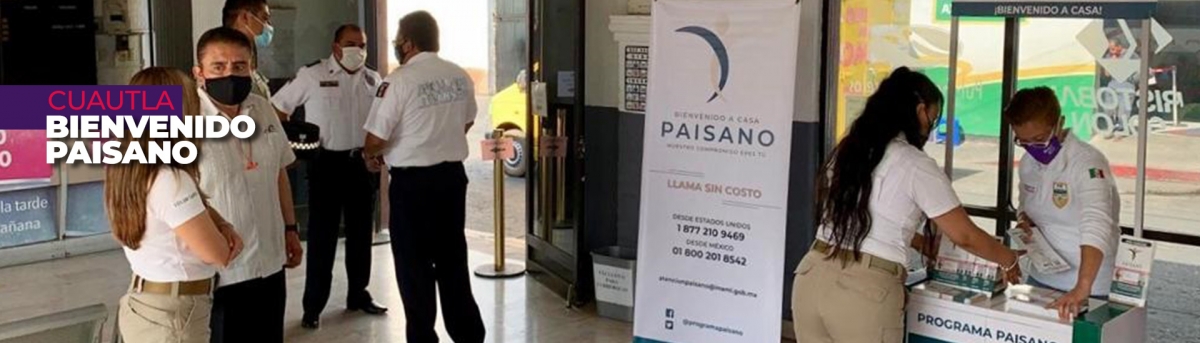 Inicia programa “Bienvenido Paisano” en Cuautla