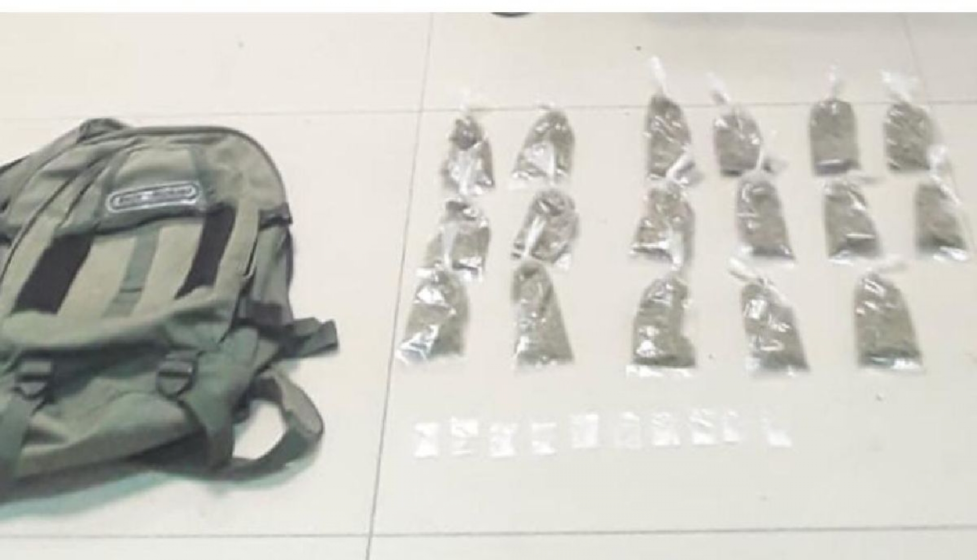 Lo acusan de llevar mariguana y cristal