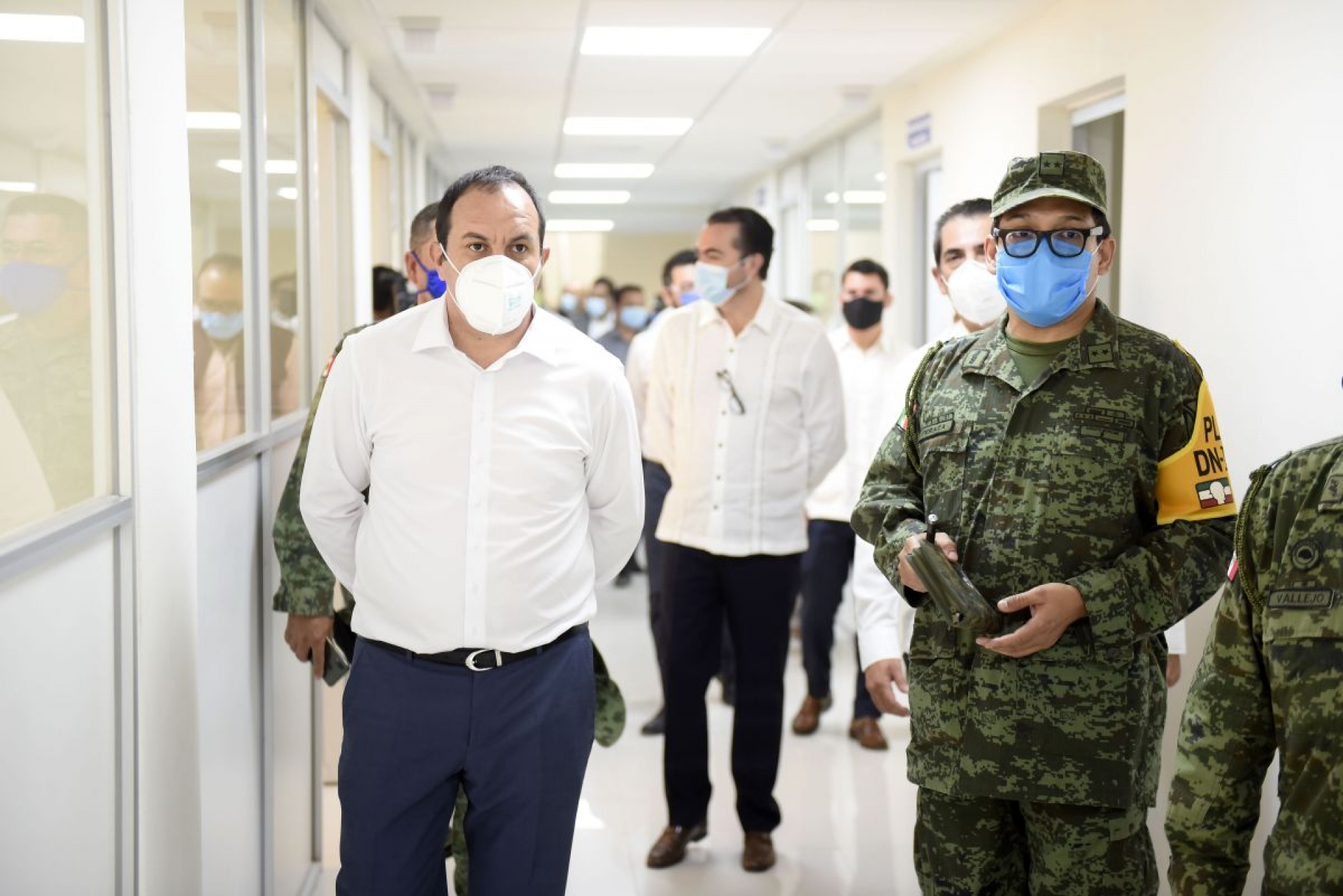 Supervisa Cuauhtémoc Blanco reconversión de hospitales de la Sedena
