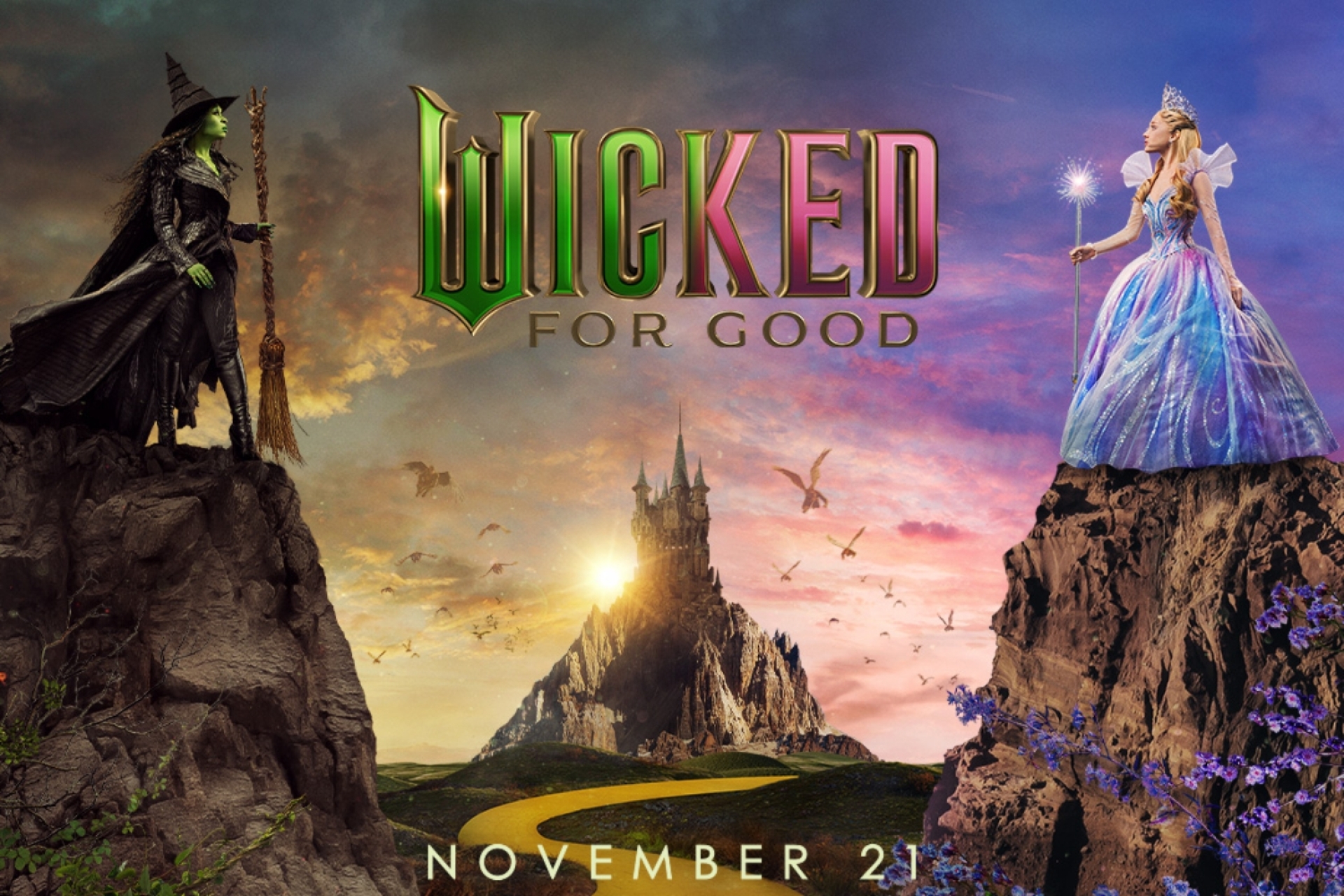 Revelan el primer tráiler de 'Wicked: For Good' con Cynthia Erivo, Ariana Grande