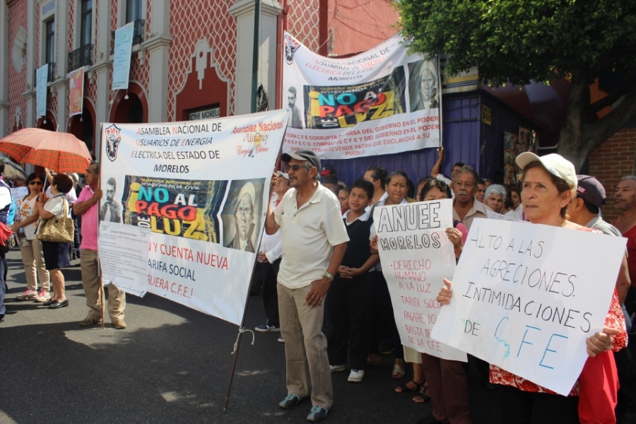Enésima protesta contra la CFE