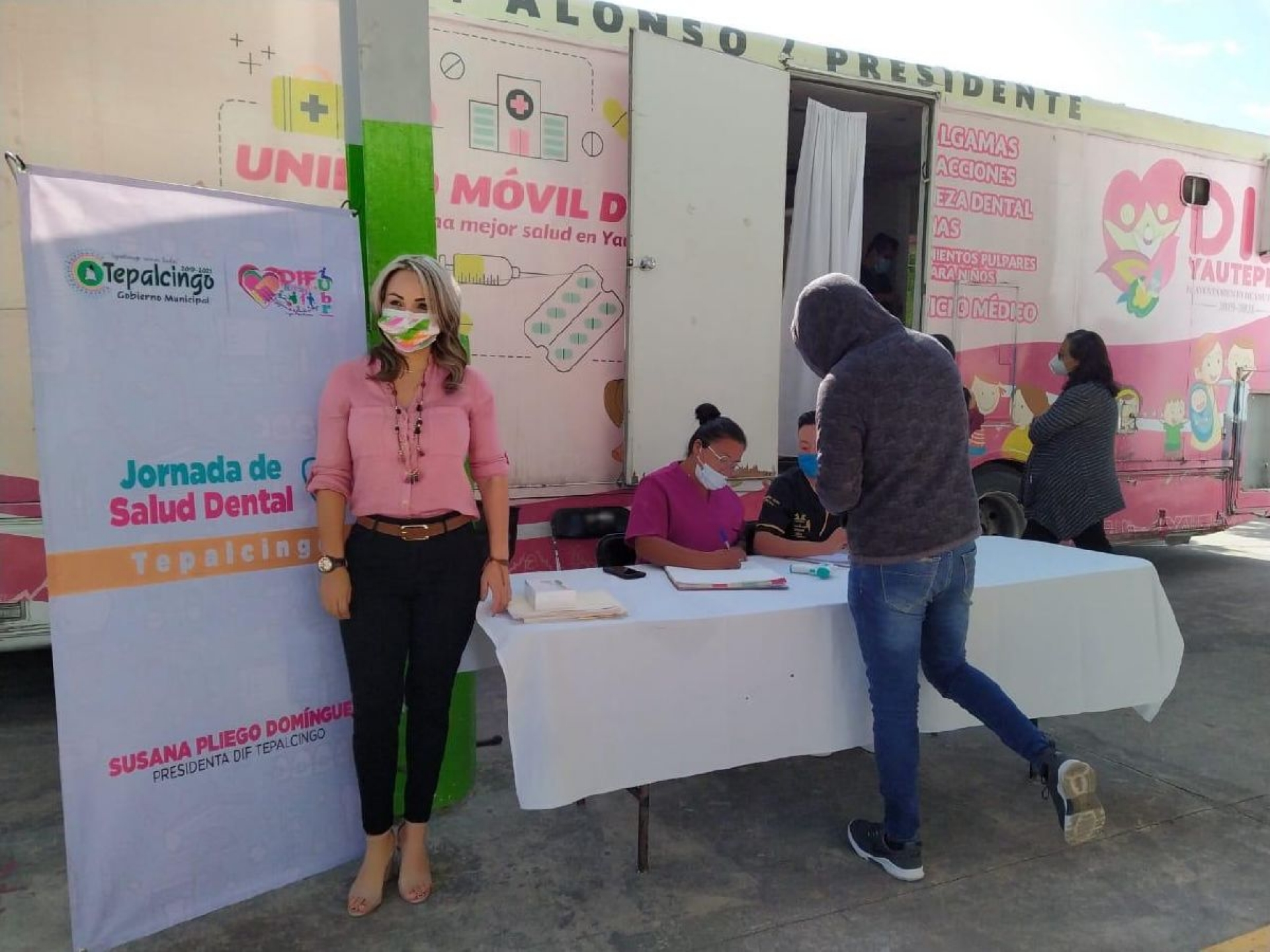 Lleva el DIF de Yautepec atención médica dental a pobladores de Tepalcingo