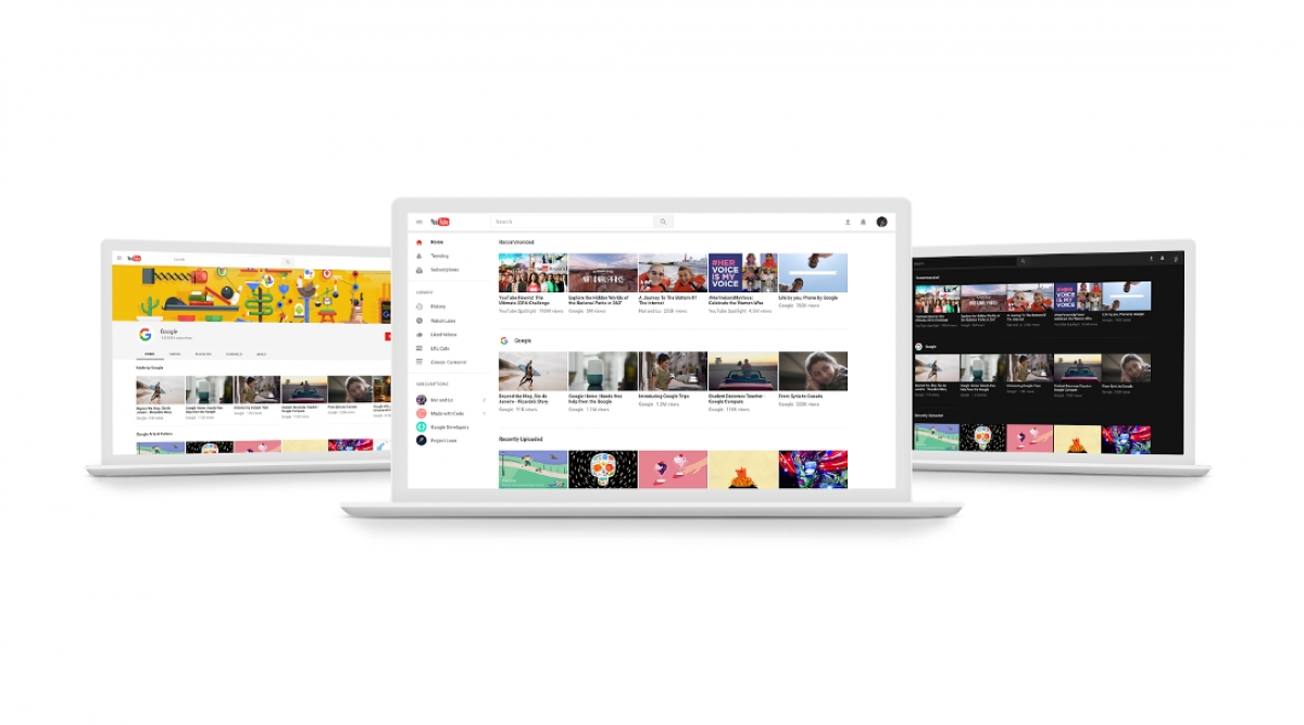 YouTube por fin cambió de look e incluye un modo oscuro