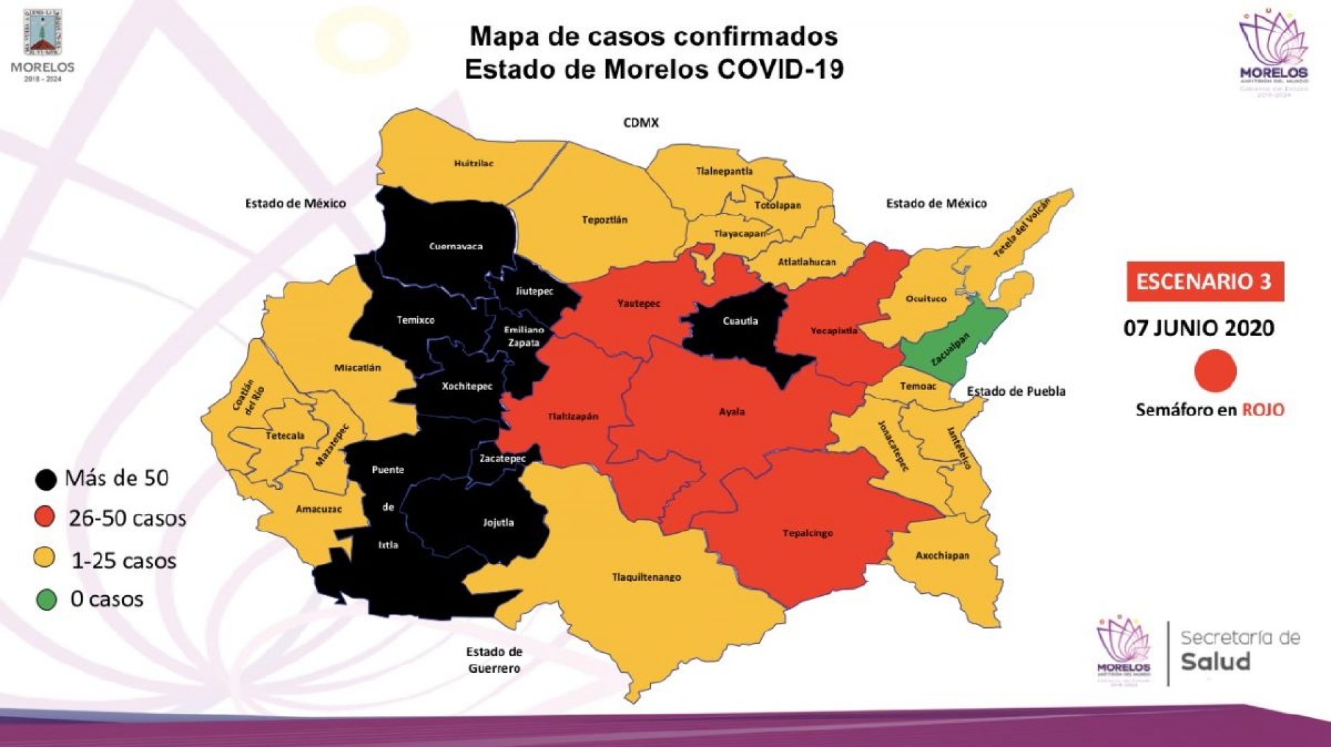 Zona sur: Jojutla sigue acumulando casos de Covid-19