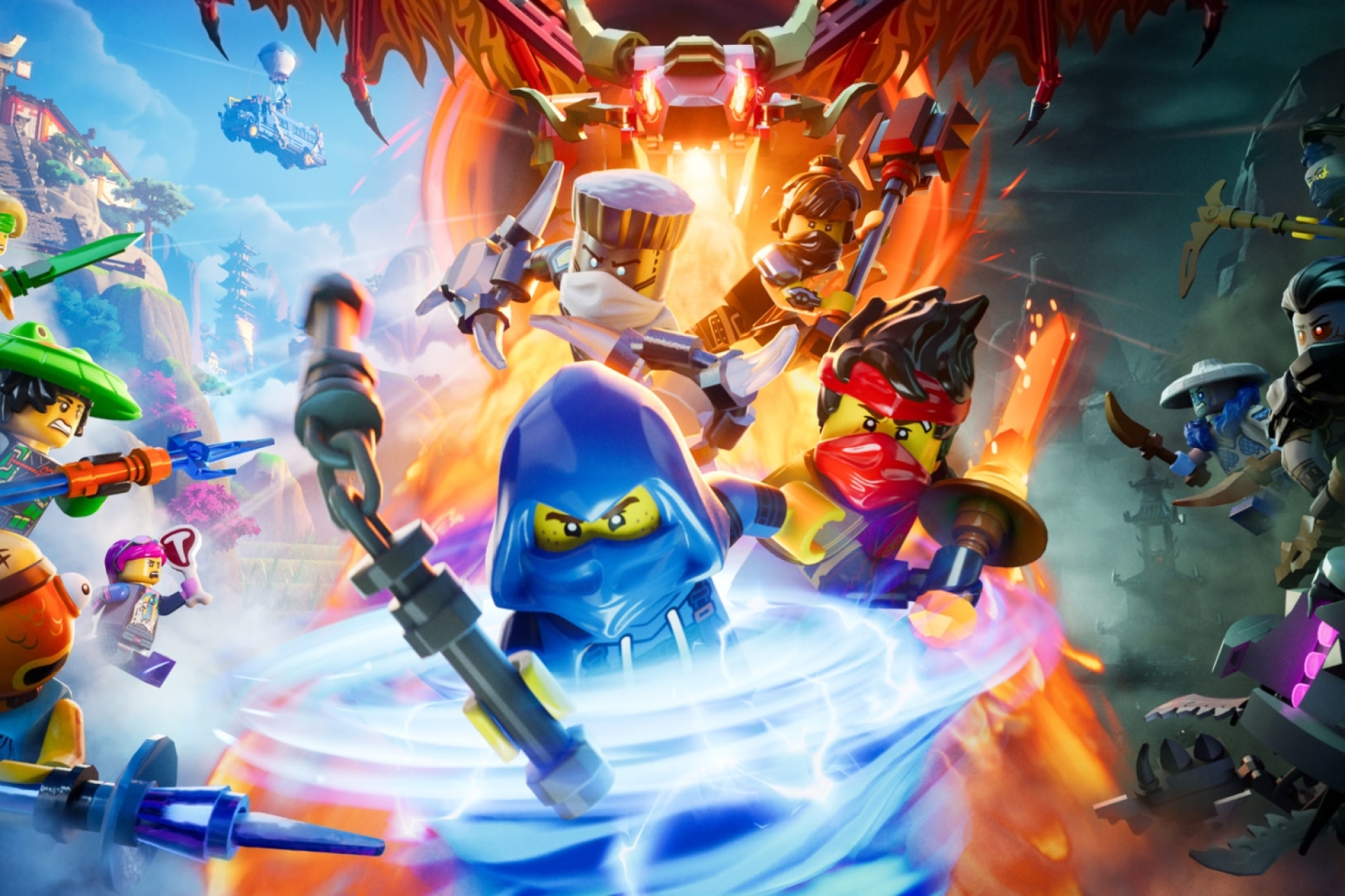 Ninjago llega a LEGO Fortnite Odyssey con isla temática, nuevos retos y Pase LEGO especial