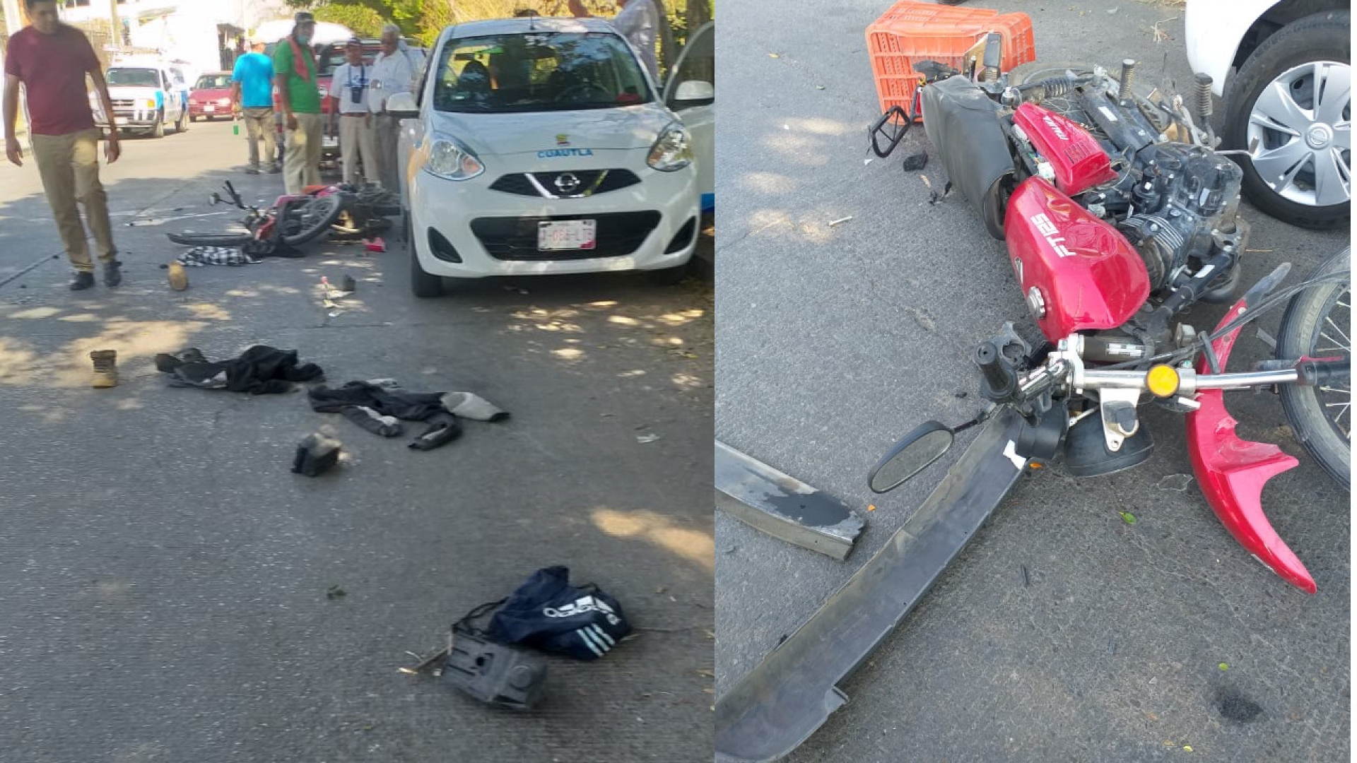 Choque en Cuautla deja dos heridos