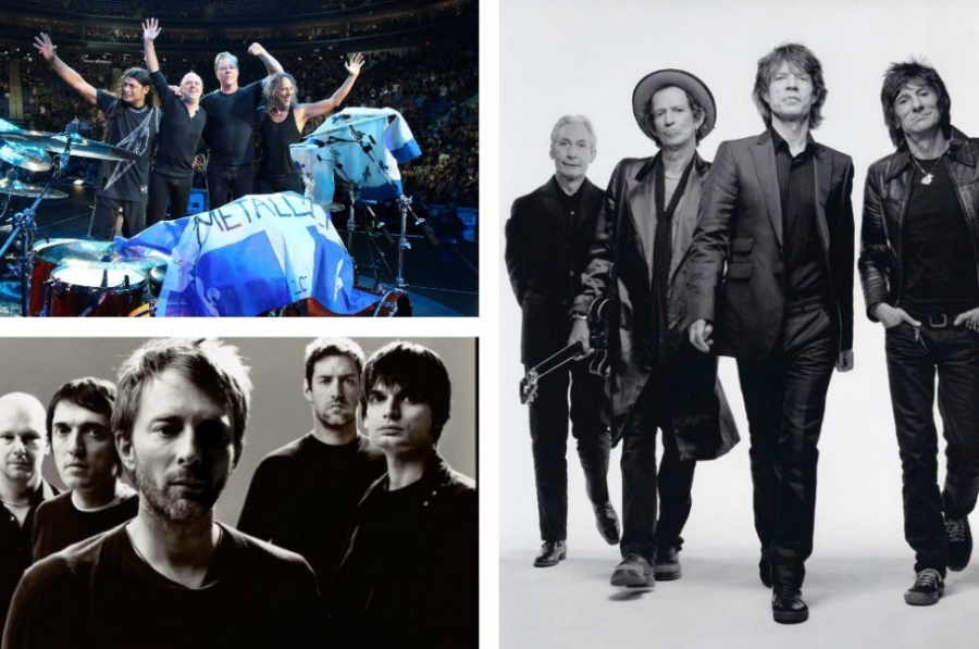 U2, Radiohead, Metallica y The Rolling Stones estrenarán sus nuevos discos en 2016
