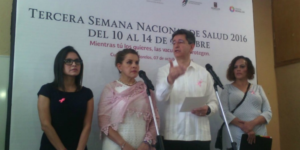 Morelos, sede del arranque de la Tercera Semana Nacional de Salud 2016