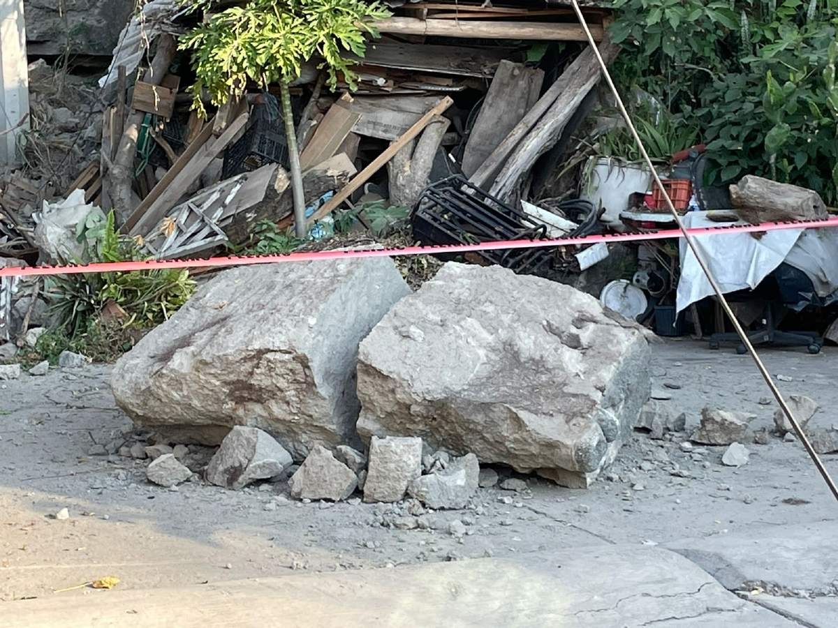 Se registra otro derrumbe en Los Pilares