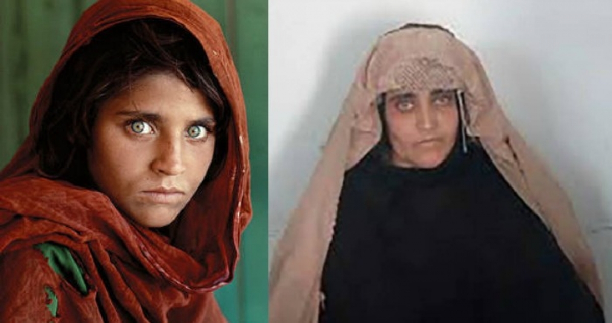 La afgana de ojos verdes, de icónica foto de National Geographic, es detenida en Pakistán