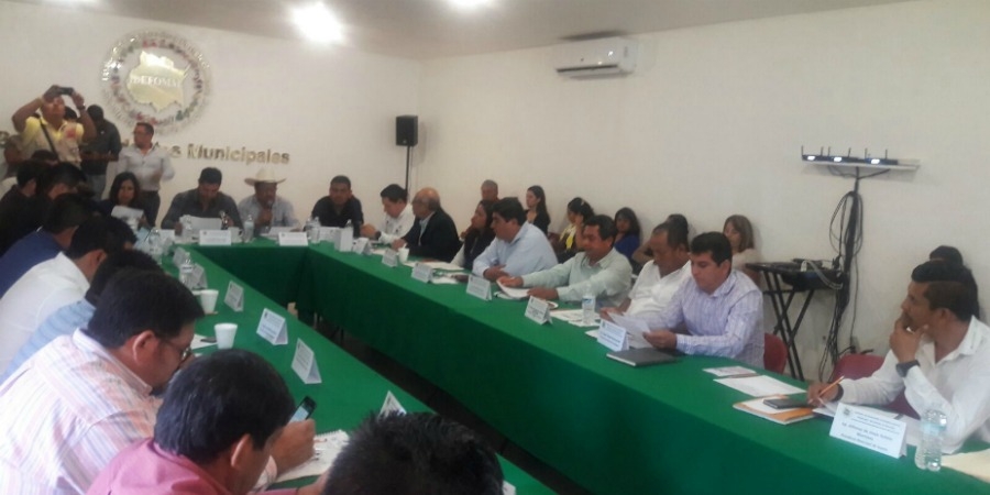 Realizan reunión de alcaldes con Idefomm, sobre acciones de prevención en temporada de lluvias