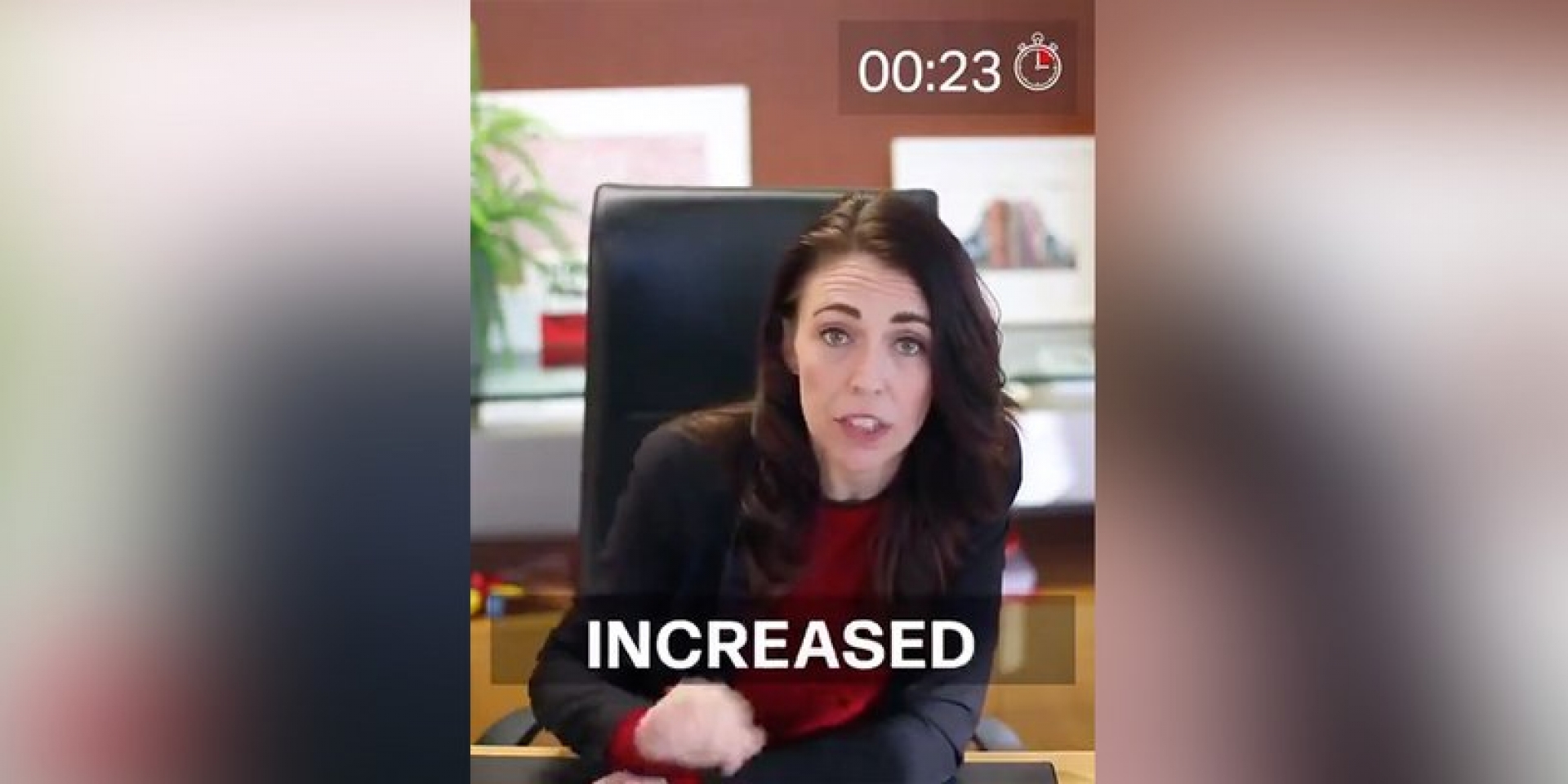 Ministra de Nueva Zelanda da Informe en 2 minutos; comparan con AMLO