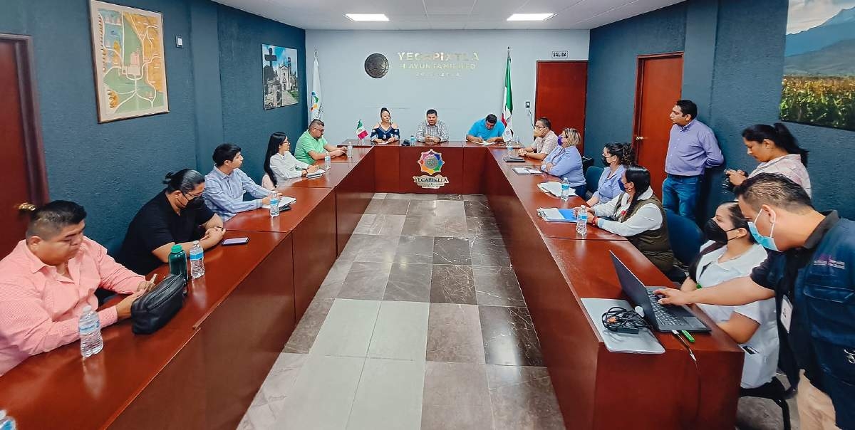 Evalúan problemas sanitarios de Yecapixtla en Consejo Municipal de Salud