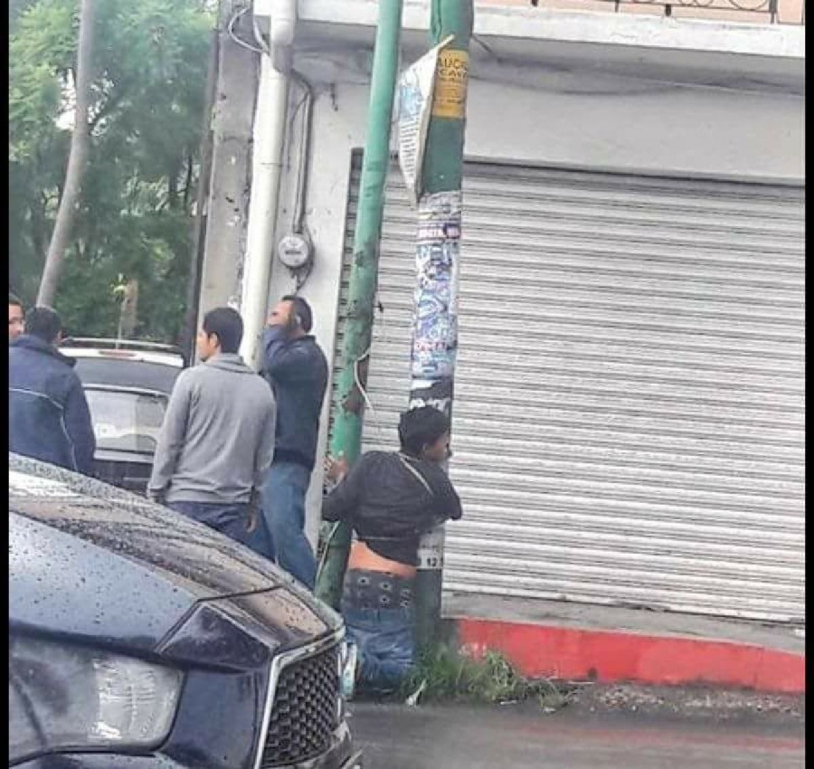 Vecinos de Amatitlán amarraron a un presunto ladrón
