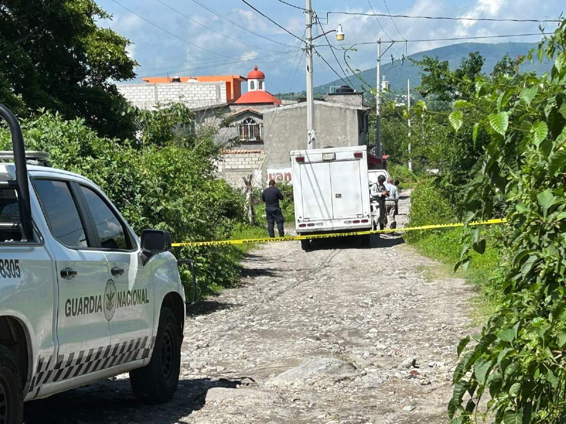 Encuentran a un hombre semicalcinado
