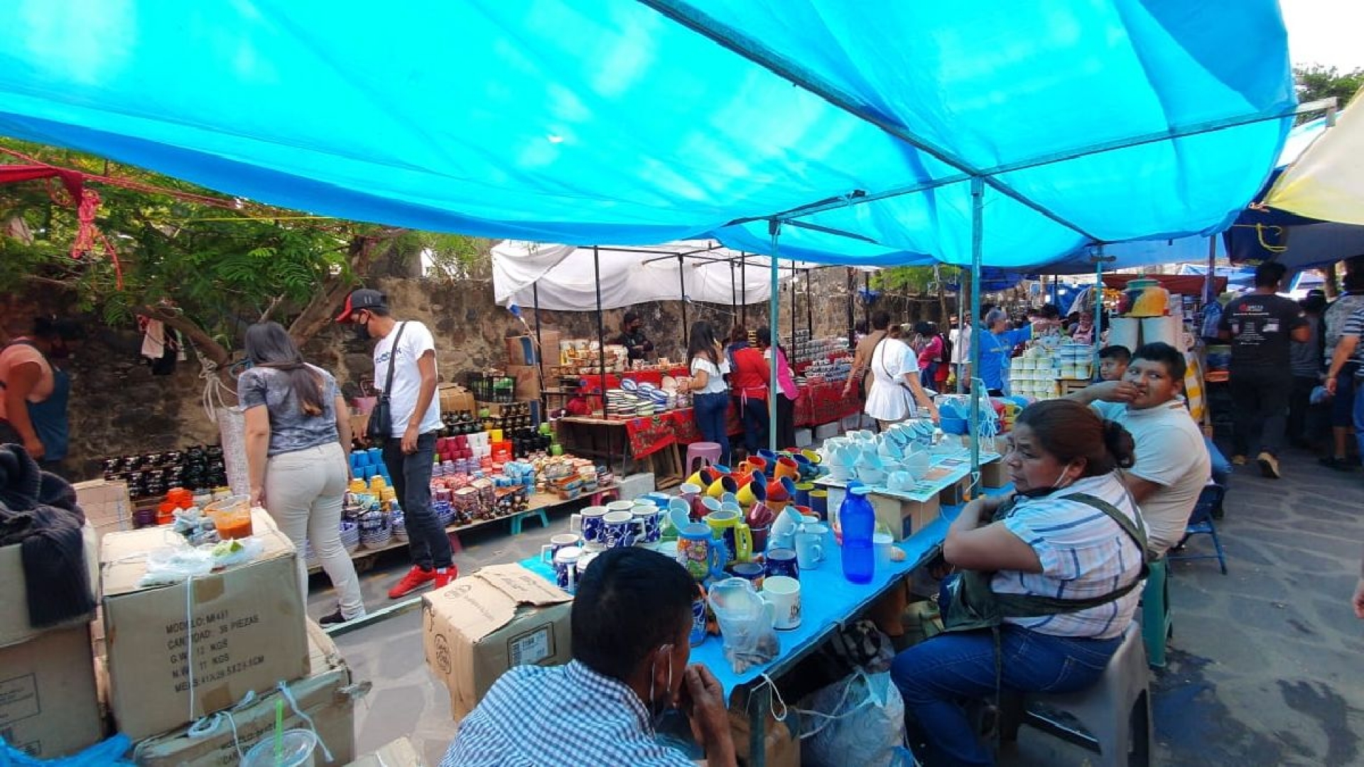 Realizan el Tianguis Grande en Yecapixtla