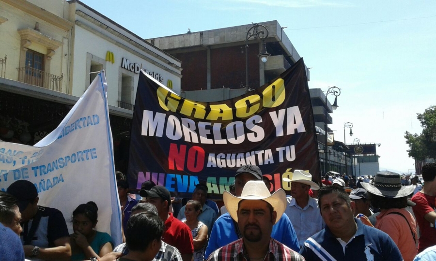 Los reclamos de miles en Cuernavaca, convertidos en marchas