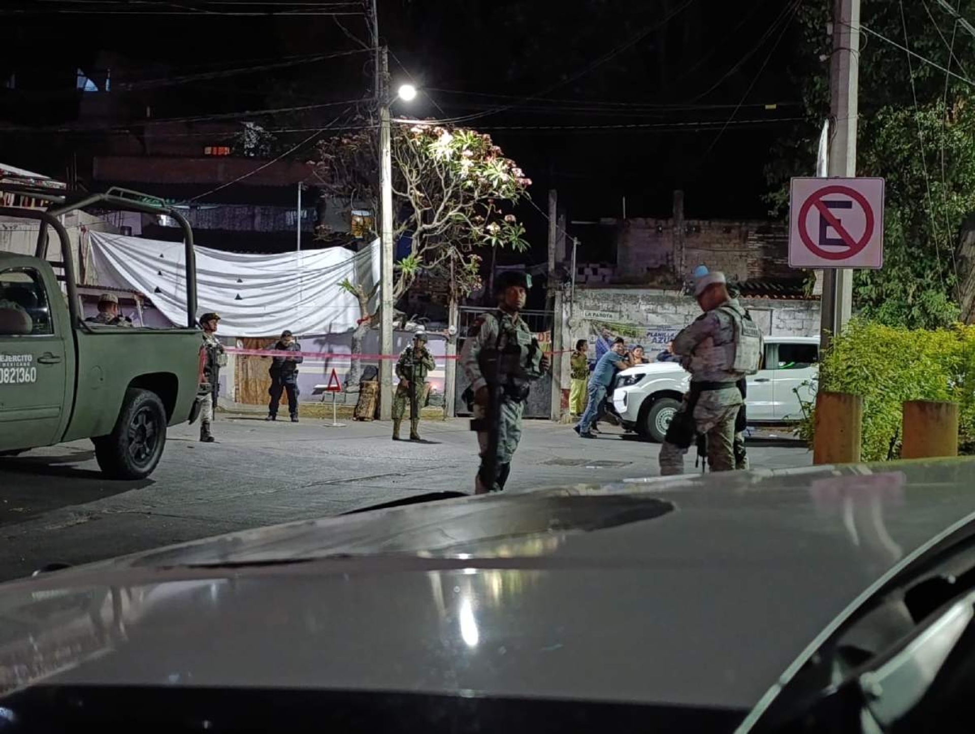 Lo mataron en la entrada de su casa