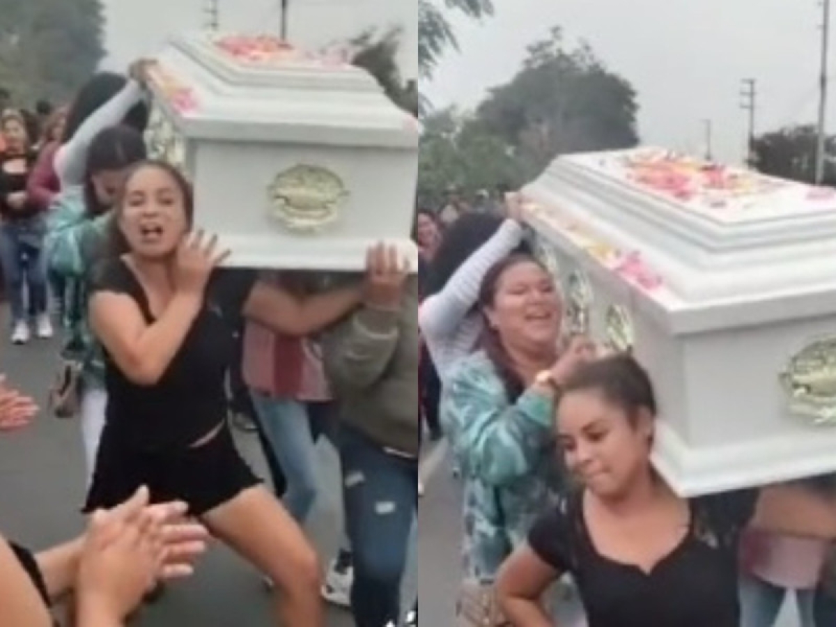 VIDEO: Mujeres despiden a su amiga cargando y bailando con su ataúd; 'como a ti te gustaba'