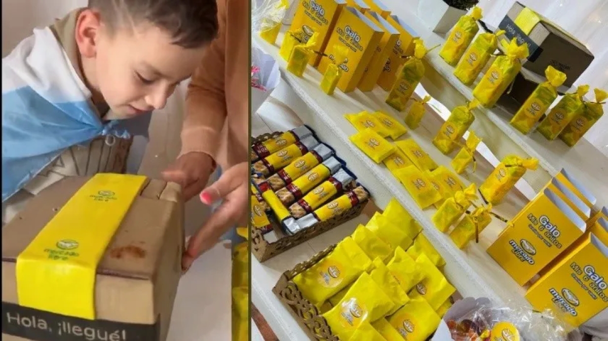 Niño de 6 años celebra su fiesta de cumpleaños con temática de Mercado Libre