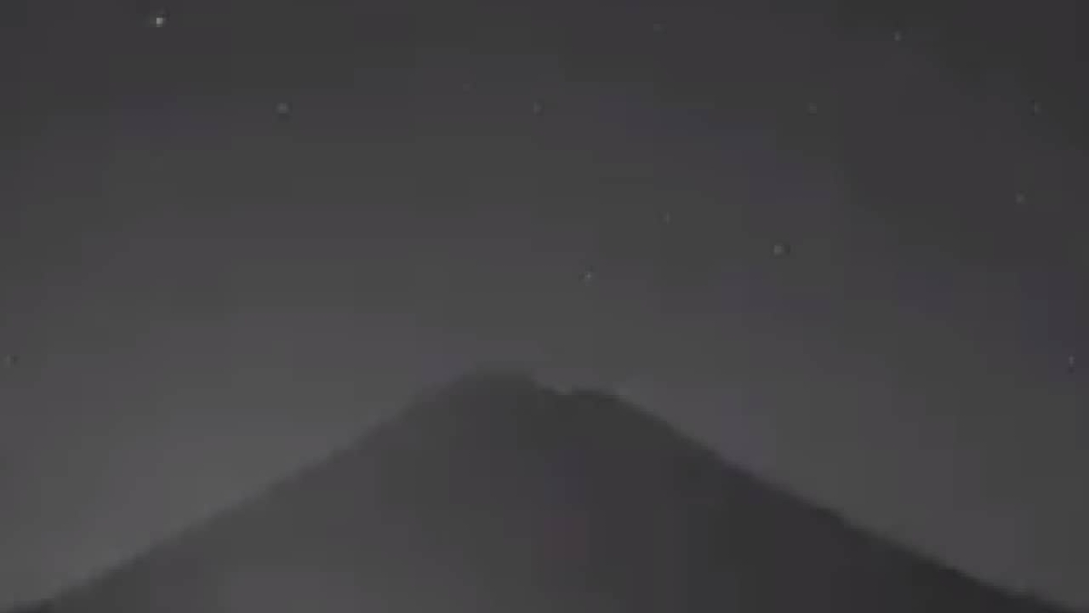 Sistema de monitoreo del Popocatépetl captó un extraño grito