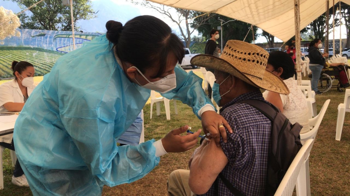 Inició aplicación de segunda dosis de vacuna anticovid en Tepoztlán