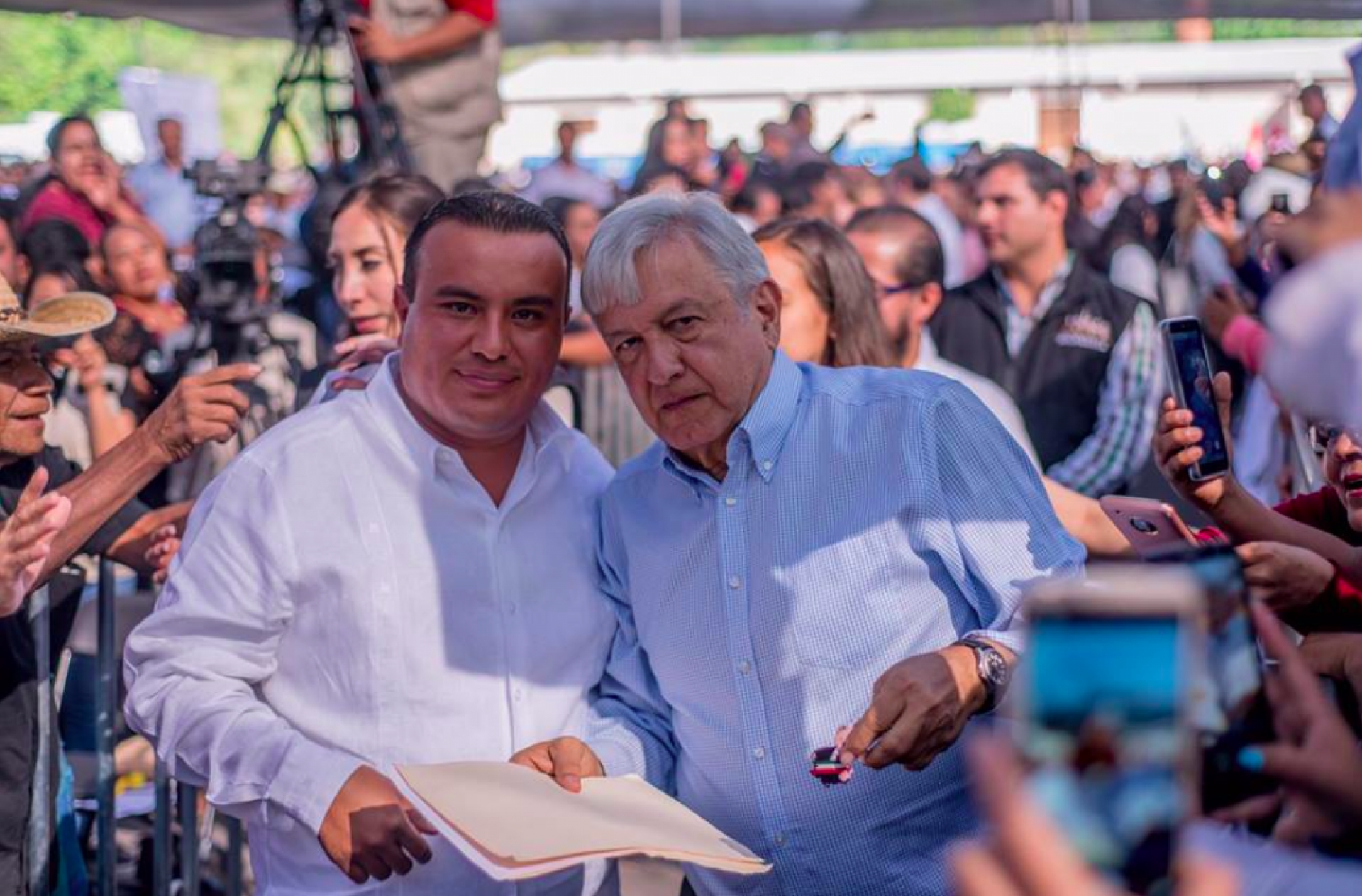 Los ciudadanos de Ayala están contentos con la visita de #AMLO: Isaac Pimentel