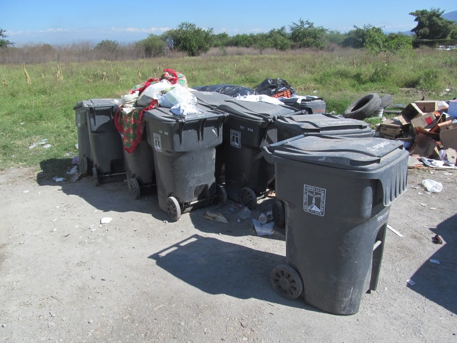 Por falta de cultura, se retiraron los botes de basura de las calles de Jojutla