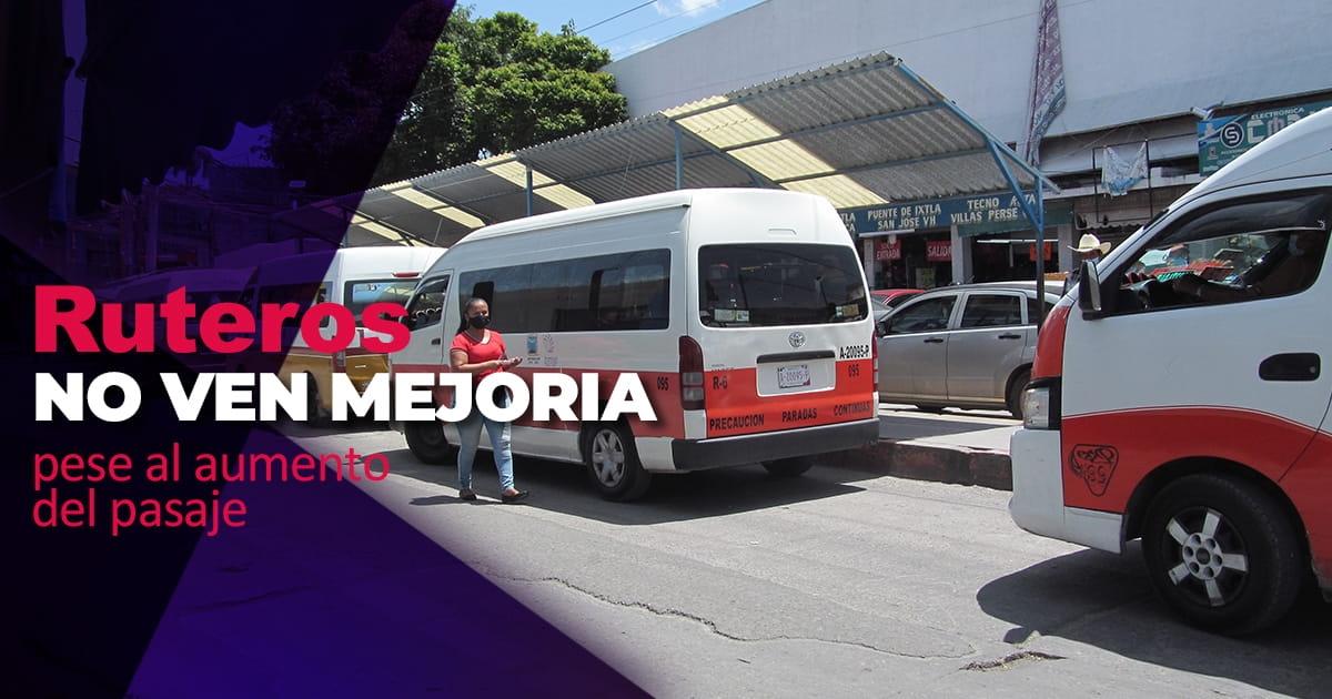 Ruteros no ven la recuperación, a pesar del alza al pasaje
