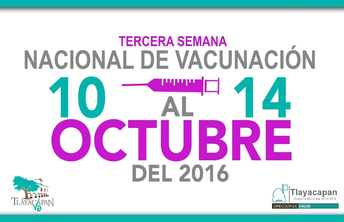 En Tlayacapan se llevan a cabo diferentes actividades alusivas a la Tercera Semana Nacional de Vacunación