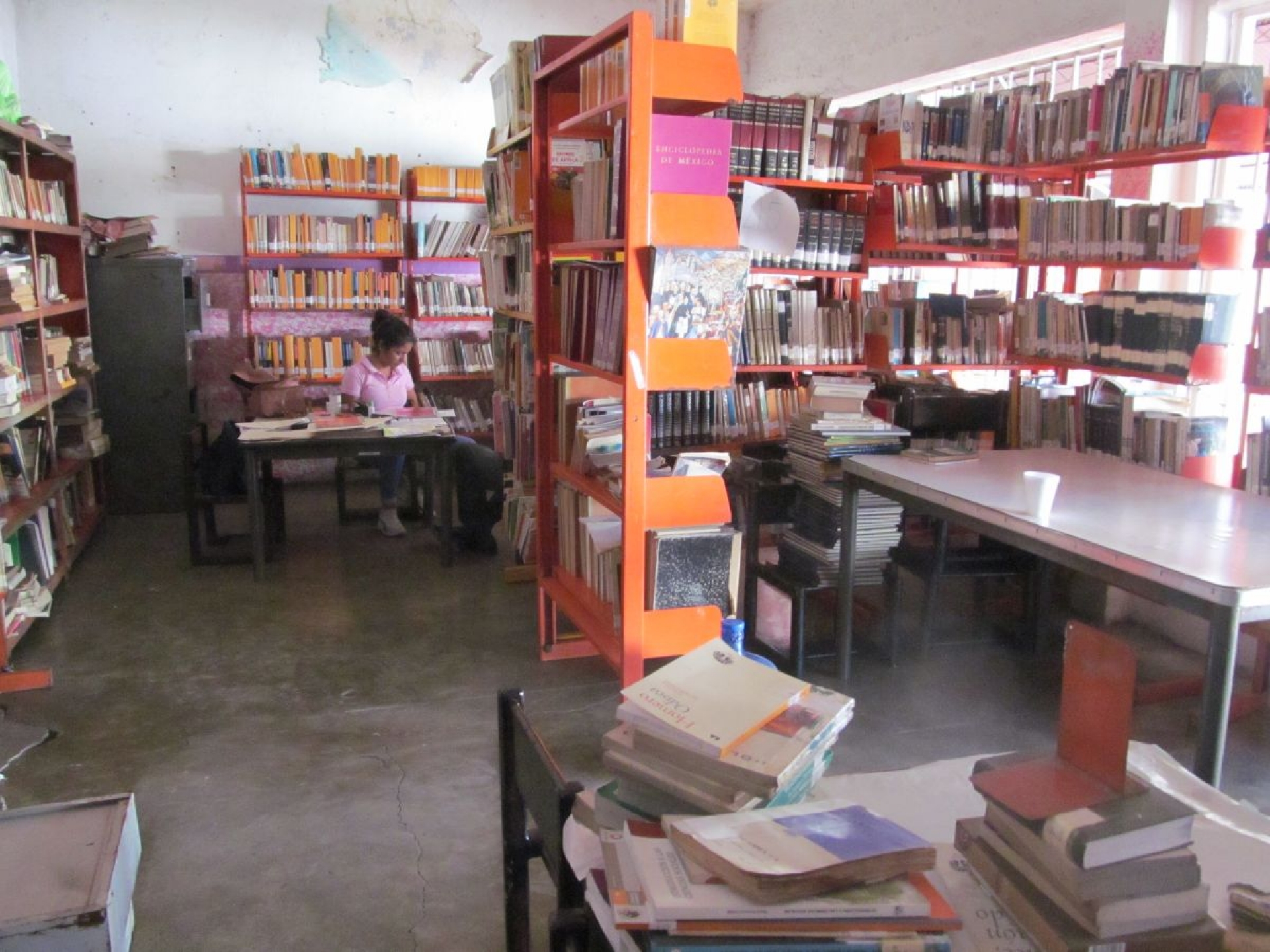 Casi nadie visita la biblioteca del centro de Zacatepec