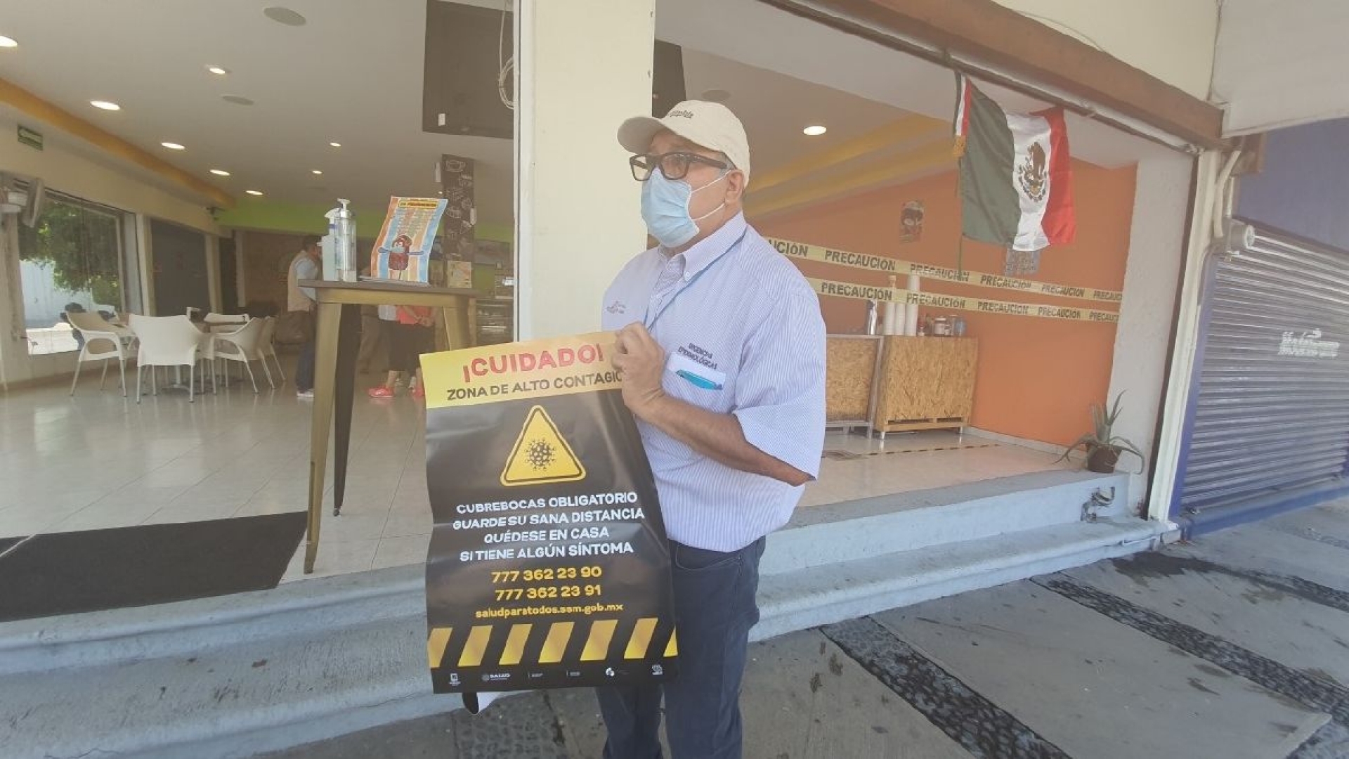 Marcarán negocios de Cuautla considerados zona de riesgo de contraer covid-19