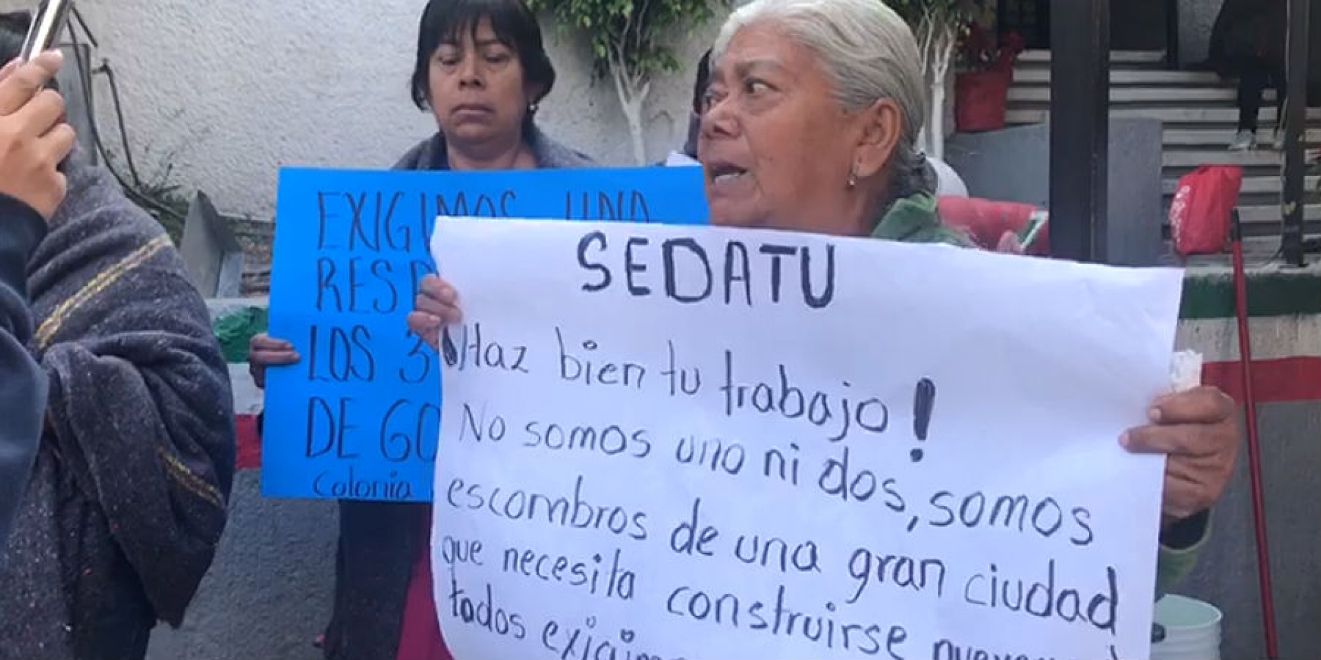 Continúa protesta de damnificados de Jojutla en la Sedatu; demandan apoyos
