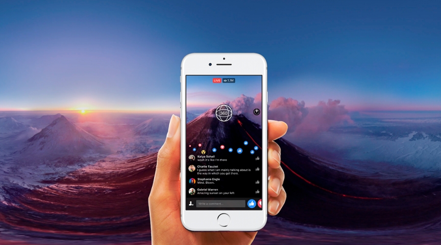 Facebook Live ya permitirá grabar videos 4K en 360 grados