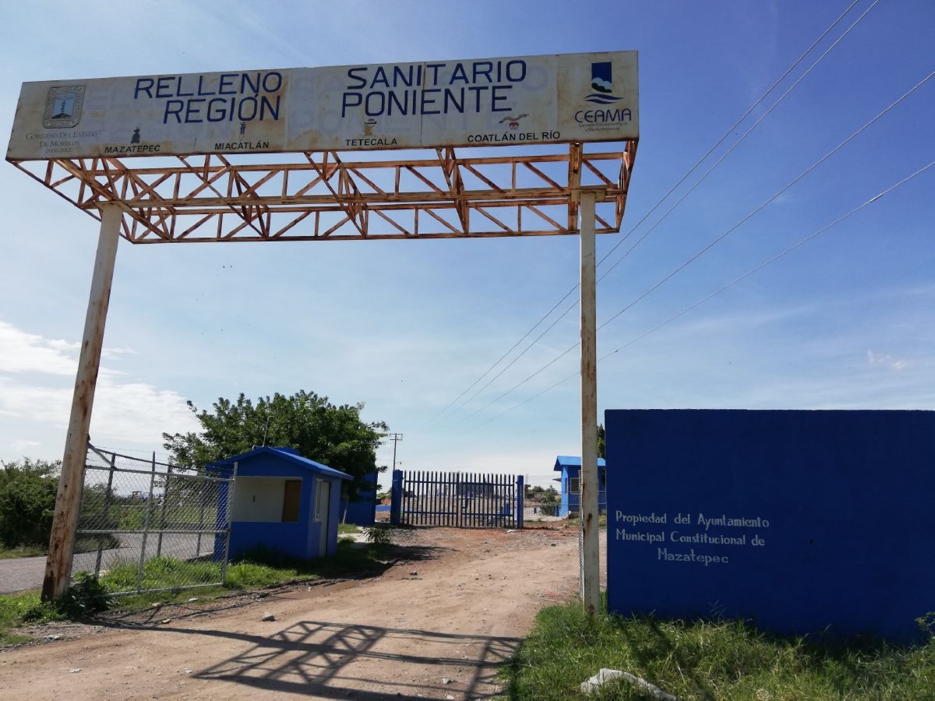 Garantizan autoridades funcionamiento del relleno sanitario regional de Mazatepec