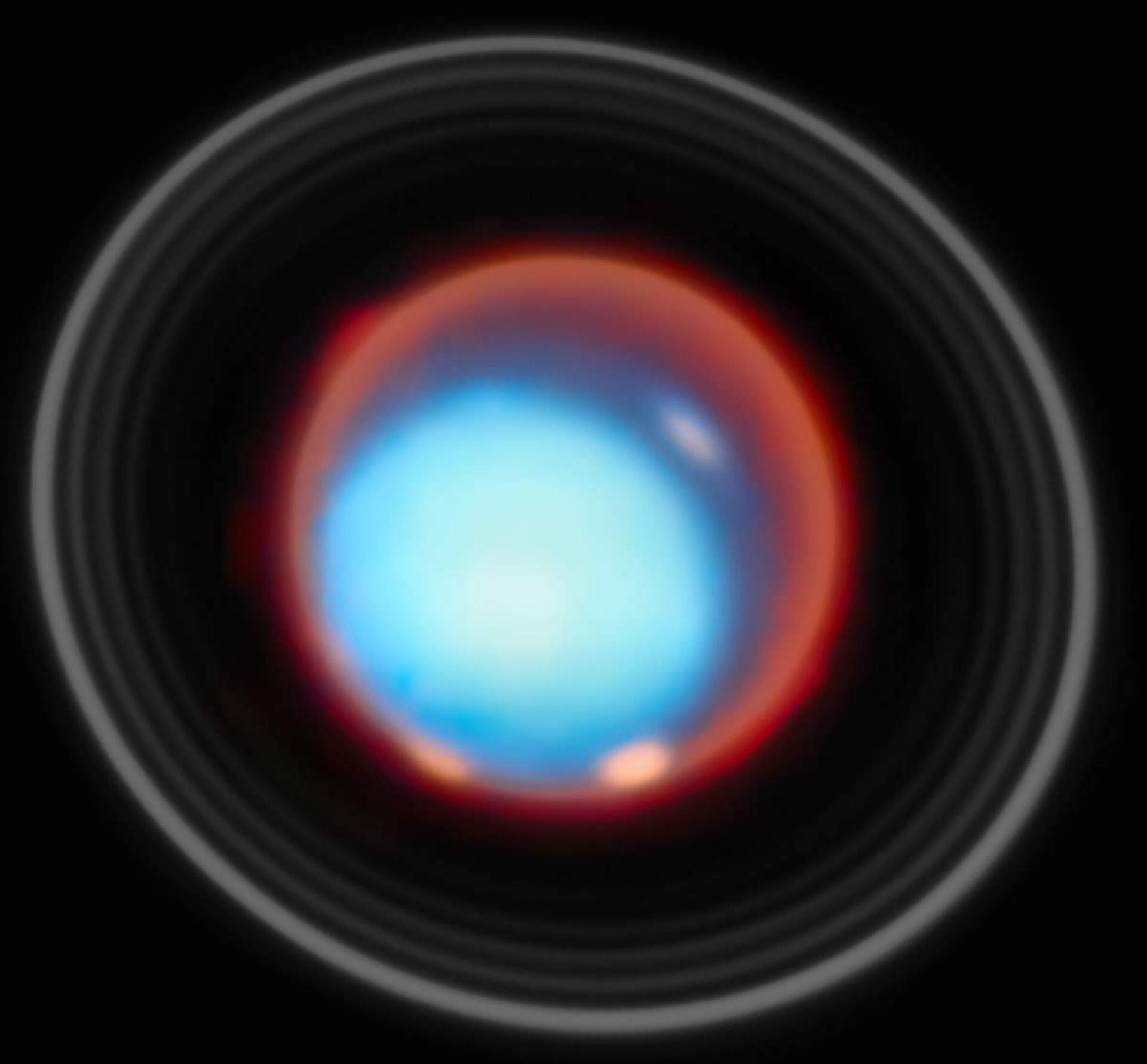 Telescopio Webb cartografía la misteriosa atmósfera superior de Urano
