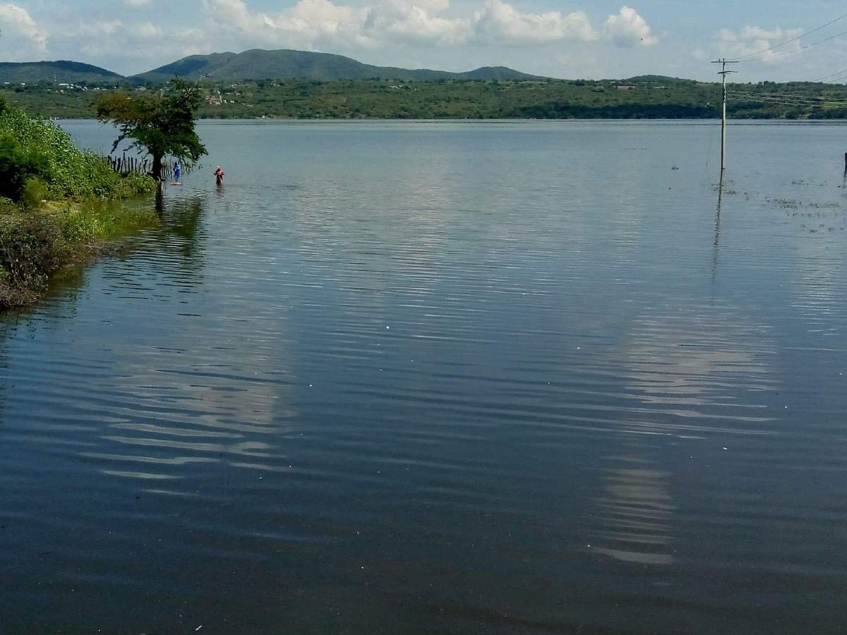 Presa de El Rodeo no captó el 100% del nivel permitido