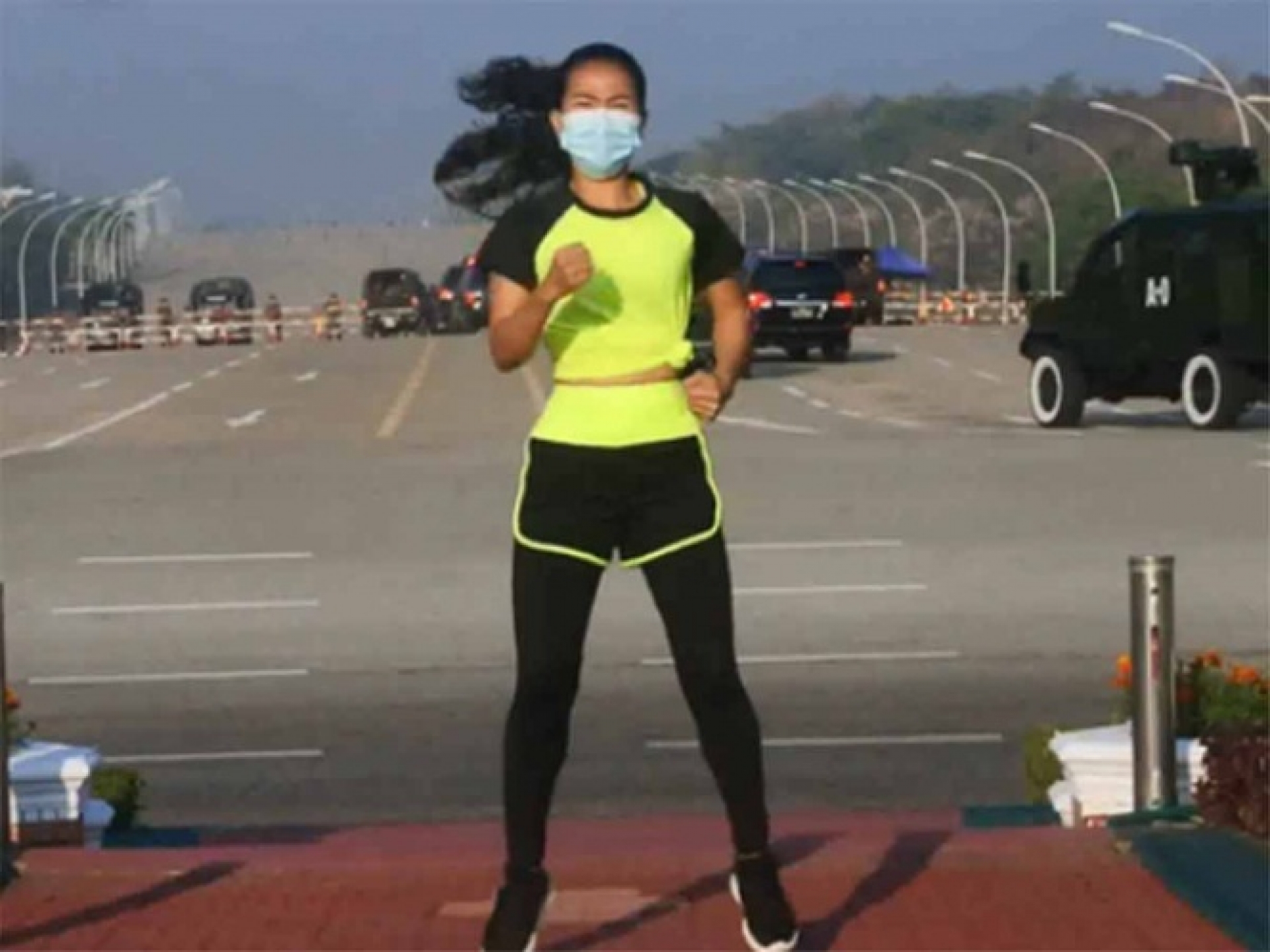 "Bailaba para un concurso": maestra de aerobics que captó golpe de Estado