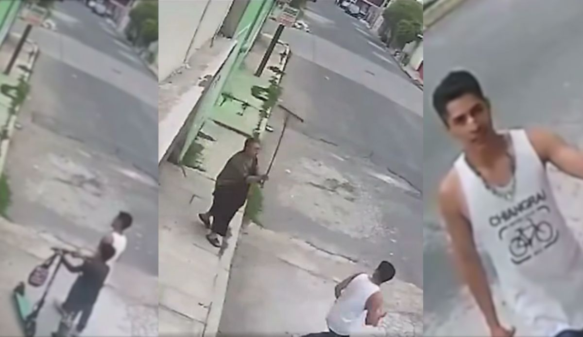 Mujer mayor enfrenta a asaltante con palo y salva a su nieto en Valle de Chalco