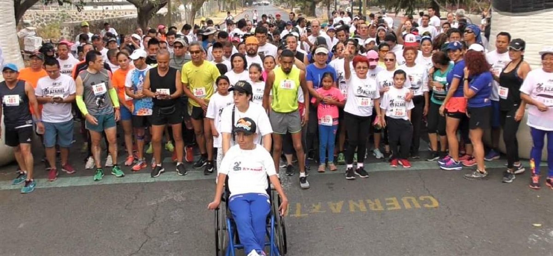 Se cumple el cometido en la Carrera con Causa Azariel ¡La discapacidad no me limita!