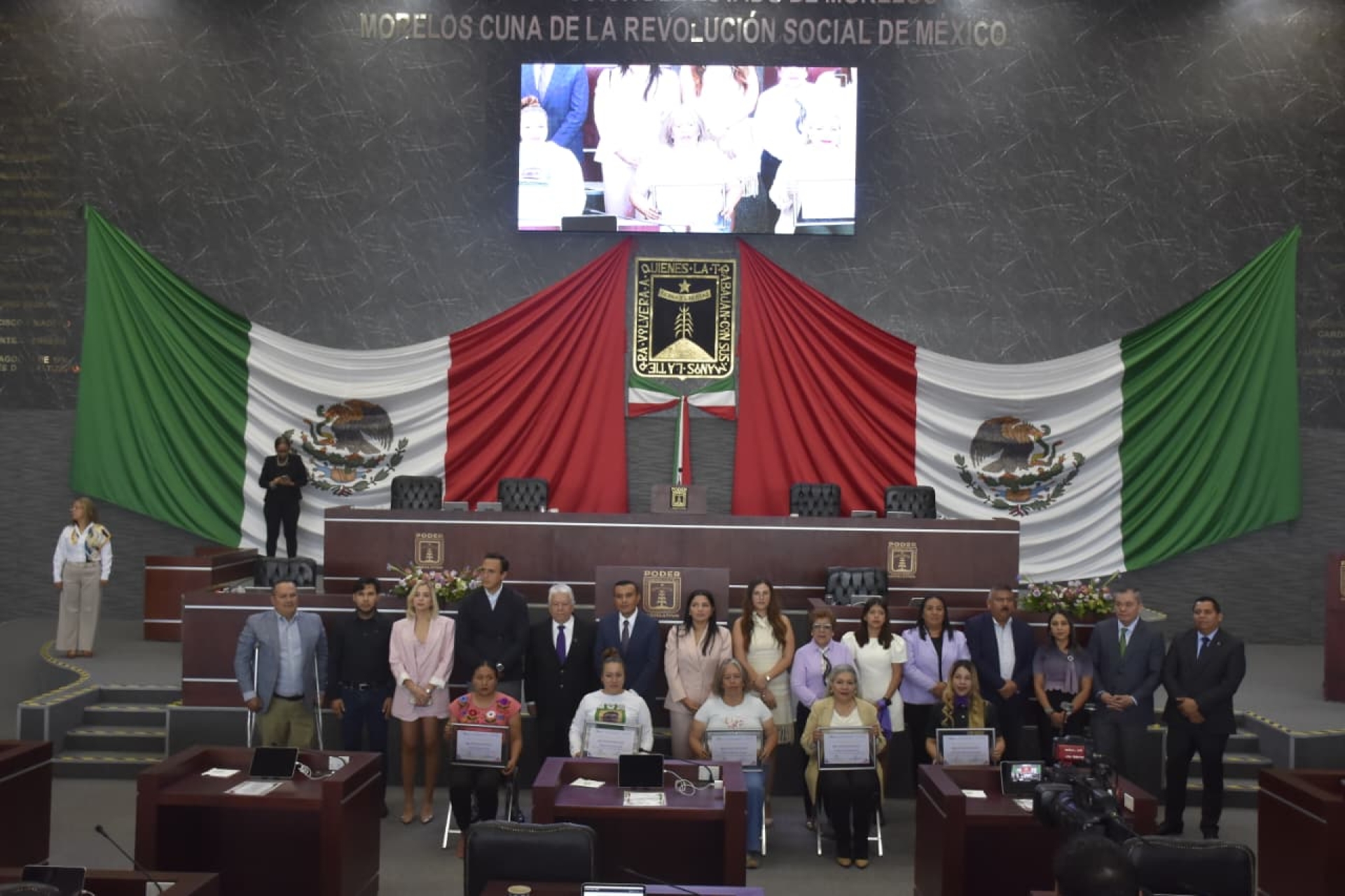 Congreso de Morelos realiza sesión solemne del Parlamento de Mujeres 2026