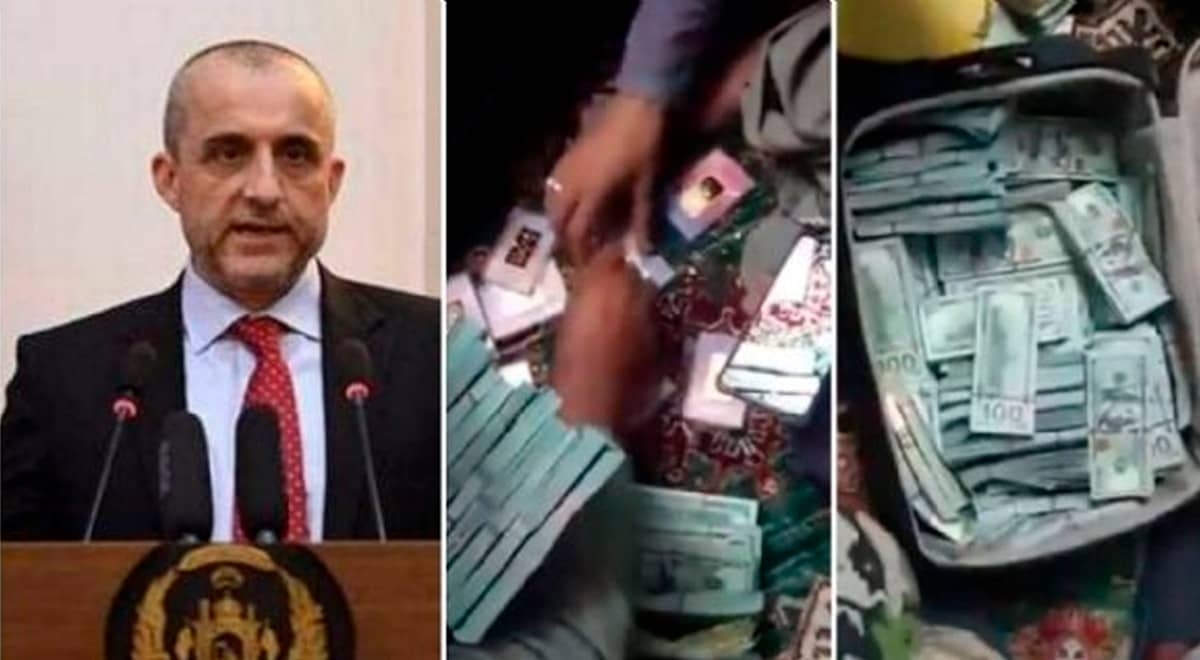 Talibanes hallan lingotes de oro en casa de vicepresidente afgano
