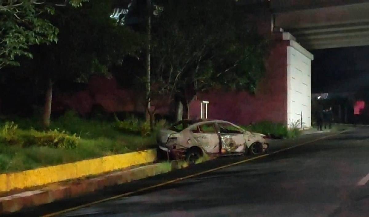 Quemado dentro de un vehículo